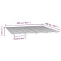 vidaXL Estructura de cama de madera maciza de pino blanco 200x200 cm vidaXL Estructura de cama de madera maciza de pino blanco 200x200 cm