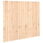 vidaXL Cabecero de cama de pared madera maciza de pino 127,5x3x110 cm vidaXL Cabecero de cama de pared madera maciza de pino 127,5x3x110 cm