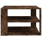 vidaXL Mesa de centro madera contrachapada roble ahumado 60x60x40 cm vidaXL Mesa de centro madera contrachapada roble ahumado 60x60x40 cm