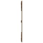 vidaXL Cabecero cama pared madera maciza pino marrón miel 204x3x110 cm vidaXL Cabecero cama pared madera maciza pino marrón miel 204x3x110 cm