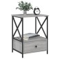 vidaXL Mesita de noche 2 uds madera ingeniería gris Sonoma 50x41x65 cm vidaXL Mesita de noche 2 uds madera ingeniería gris Sonoma 50x41x65 cm