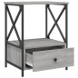 vidaXL Mesita de noche 2 uds madera ingeniería gris Sonoma 50x41x65 cm vidaXL Mesita de noche 2 uds madera ingeniería gris Sonoma 50x41x65 cm
