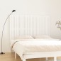 vidaXL Cabecero de cama de pared madera maciza pino blanco 166x3x110cm vidaXL Cabecero de cama de pared madera maciza pino blanco 166x3x110cm