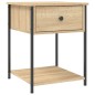 vidaXL Mesita de noche madera de ingeniería roble Sonoma 44x45x58 cm vidaXL Mesita de noche madera de ingeniería roble Sonoma 44x45x58 cm
