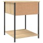 vidaXL Mesita de noche madera de ingeniería roble Sonoma 44x45x58 cm vidaXL Mesita de noche madera de ingeniería roble Sonoma 44x45x58 cm