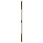 vidaXL Cabecero de cama pared madera maciza marrón miel 146,5x3x110 cm vidaXL Cabecero de cama pared madera maciza marrón miel 146,5x3x110 cm