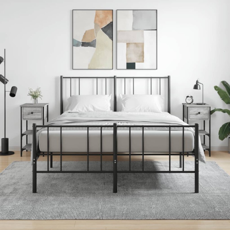 vidaXL Mesitas noche 2 uds madera ingeniería gris Sonoma 34x36x70 cm vidaXL Mesitas noche 2 uds madera ingeniería gris Sonoma 34x36x70 cm