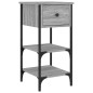 vidaXL Mesitas noche 2 uds madera ingeniería gris Sonoma 34x36x70 cm vidaXL Mesitas noche 2 uds madera ingeniería gris Sonoma 34x36x70 cm