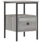 vidaXL Mesitas noche 2 uds madera ingeniería gris Sonoma 34x36x50 cm vidaXL Mesitas noche 2 uds madera ingeniería gris Sonoma 34x36x50 cm