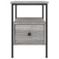 vidaXL Mesitas noche 2 uds madera ingeniería gris Sonoma 34x36x50 cm vidaXL Mesitas noche 2 uds madera ingeniería gris Sonoma 34x36x50 cm