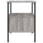 vidaXL Mesitas noche 2 uds madera ingeniería gris Sonoma 34x36x50 cm vidaXL Mesitas noche 2 uds madera ingeniería gris Sonoma 34x36x50 cm