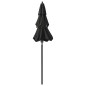 vidaXL Sombrilla de 3 niveles con poste de aluminio negra 2 m vidaXL Sombrilla de 3 niveles con poste de aluminio negra 2 m