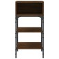 vidaXL Mesita de noche madera de ingeniería marrón roble 35x34,5x70 cm vidaXL Mesita de noche madera de ingeniería marrón roble 35x34,5x70 cm