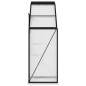 vidaXL Invernadero de aluminio gris antracita 1,44 m³ vidaXL Invernadero de aluminio gris antracita 1,44 m³