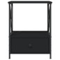 vidaXL Mesitas de noche 2 uds madera de ingeniería negro 50x41x65 cm