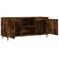 vidaXL Mueble de TV madera de ingeniería roble ahumado 104x35x50 cm