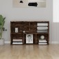 vidaXL Estantería/Aparador madera contrachapada roble humo 50x25x80 cm vidaXL Estantería/Aparador madera contrachapada roble humo 50x25x80 cm