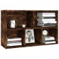 vidaXL Estantería/Aparador madera contrachapada roble humo 50x25x80 cm vidaXL Estantería/Aparador madera contrachapada roble humo 50x25x80 cm