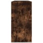 vidaXL Estantería/Aparador madera contrachapada roble humo 50x25x80 cm vidaXL Estantería/Aparador madera contrachapada roble humo 50x25x80 cm