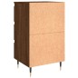 vidaXL Mesita de noche madera de ingeniería marrón roble 40x35x69 cm vidaXL Mesita de noche madera de ingeniería marrón roble 40x35x69 cm