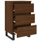 vidaXL Mesitas noche 2 uds madera ingeniería marrón roble 40x35x69 cm vidaXL Mesitas noche 2 uds madera ingeniería marrón roble 40x35x69 cm