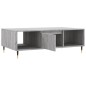 vidaXL Mesa de centro madera de ingeniería gris Sonoma 104x60x35 cm