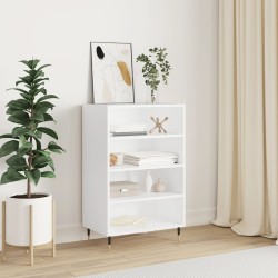 vidaXL Aparador alto madera de ingeniería blanco 57x35x90 cm