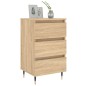 vidaXL Mesita noche 2 uds madera ingeniería roble Sonoma 40x35x69 cm vidaXL Mesita noche 2 uds madera ingeniería roble Sonoma 40x35x69 cm