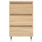 vidaXL Mesita noche 2 uds madera ingeniería roble Sonoma 40x35x69 cm vidaXL Mesita noche 2 uds madera ingeniería roble Sonoma 40x35x69 cm