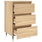 vidaXL Mesita noche 2 uds madera ingeniería roble Sonoma 40x35x69 cm vidaXL Mesita noche 2 uds madera ingeniería roble Sonoma 40x35x69 cm