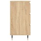 vidaXL Mesita noche 2 uds madera ingeniería roble Sonoma 40x35x69 cm vidaXL Mesita noche 2 uds madera ingeniería roble Sonoma 40x35x69 cm