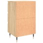 vidaXL Mesita noche 2 uds madera ingeniería roble Sonoma 40x35x69 cm vidaXL Mesita noche 2 uds madera ingeniería roble Sonoma 40x35x69 cm