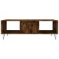 vidaXL Mesa de centro madera de ingeniería roble ahumado 104x60x35 cm vidaXL Mesa de centro madera de ingeniería roble ahumado 104x60x35 cm
