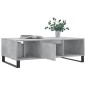 vidaXL Mesa de centro madera de ingeniería gris hormigón 104x60x35 cm vidaXL Mesa de centro madera de ingeniería gris hormigón 104x60x35 cm