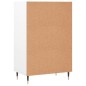 vidaXL Aparador alto madera de ingeniería blanco brillante 57x35x90 cm vidaXL Aparador alto madera de ingeniería blanco brillante 57x35x90 cm