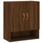 vidaXL Armario de pared madera de ingeniería marrón roble 60x31x70 cm