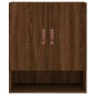 vidaXL Armario de pared madera de ingeniería marrón roble 60x31x70 cm
