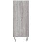 vidaXL Aparador alto madera de ingeniería gris Sonoma 57x35x90 cm