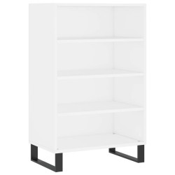 vidaXL Aparador alto madera de ingeniería blanco 57x35x90 cm