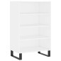 vidaXL Aparador alto madera de ingeniería blanco 57x35x90 cm