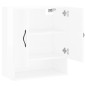 vidaXL Armario de pared madera de ingeniería blanco brillo 60x31x70 cm vidaXL Armario de pared madera de ingeniería blanco brillo 60x31x70 cm