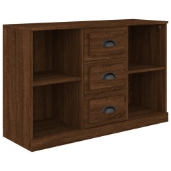 vidaXL Aparador madera contrachapada roble marrón 104,5x35,5x67,5 cm