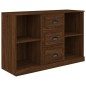 vidaXL Aparador madera contrachapada roble marrón 104,5x35,5x67,5 cm vidaXL Aparador madera contrachapada roble marrón 104,5x35,5x67,5 cm