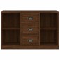 vidaXL Aparador madera contrachapada roble marrón 104,5x35,5x67,5 cm vidaXL Aparador madera contrachapada roble marrón 104,5x35,5x67,5 cm