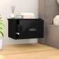 vidaXL Mesitas de noche de pared 2 uds negra 41,5x36x28 cm vidaXL Mesitas de noche de pared 2 uds negra 41,5x36x28 cm