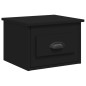 vidaXL Mesitas de noche de pared 2 uds negra 41,5x36x28 cm vidaXL Mesitas de noche de pared 2 uds negra 41,5x36x28 cm