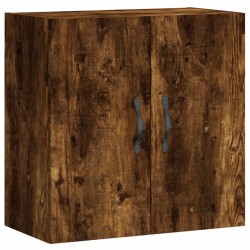 vidaXL Armario de pared madera de ingeniería roble ahumado 60x31x60 cm