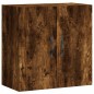 vidaXL Armario de pared madera de ingeniería roble ahumado 60x31x60 cm vidaXL Armario de pared madera de ingeniería roble ahumado 60x31x60 cm