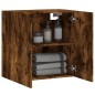 vidaXL Armario de pared madera de ingeniería roble ahumado 60x31x60 cm vidaXL Armario de pared madera de ingeniería roble ahumado 60x31x60 cm