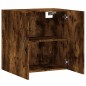 vidaXL Armario de pared madera de ingeniería roble ahumado 60x31x60 cm vidaXL Armario de pared madera de ingeniería roble ahumado 60x31x60 cm